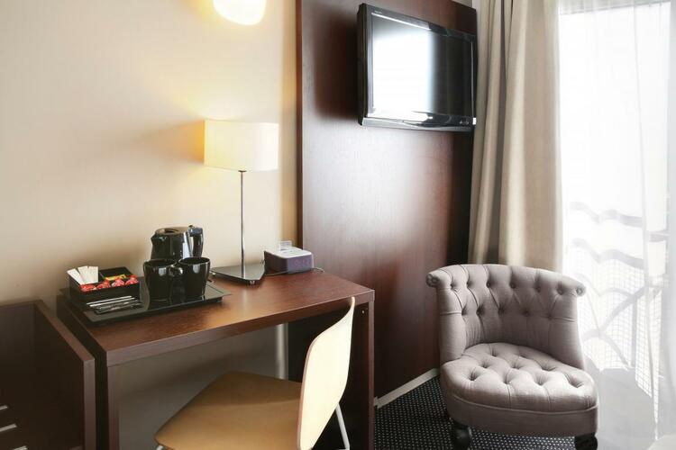 Les chambres de l'hôtel Havvah sont équipées d'un bureau
